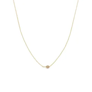 14k Itty Bitty Tennis Racket Necklace
