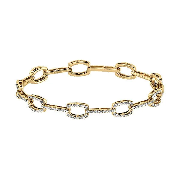14k Yellow Gold Lusso Diamond Tennis