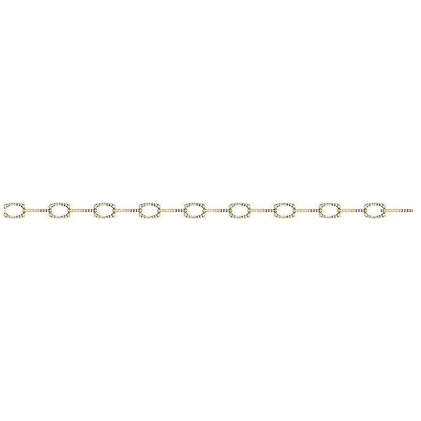 14k Yellow Gold Lusso Diamond Tennis