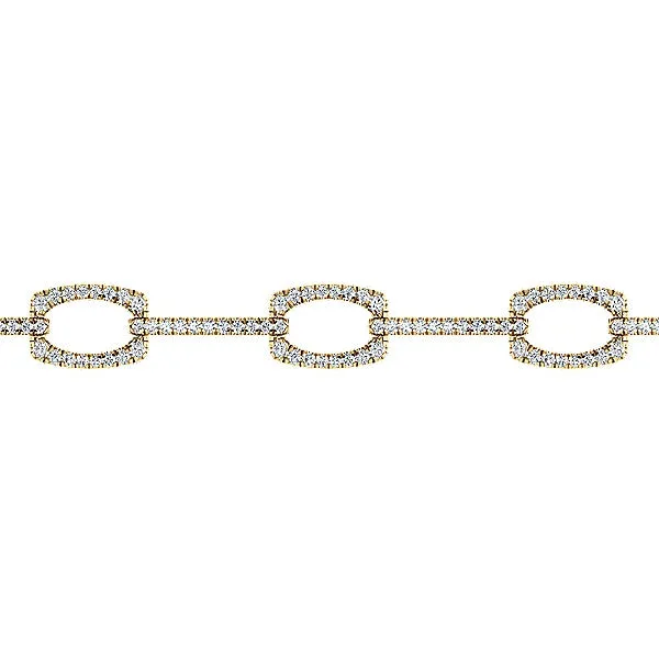 14k Yellow Gold Lusso Diamond Tennis