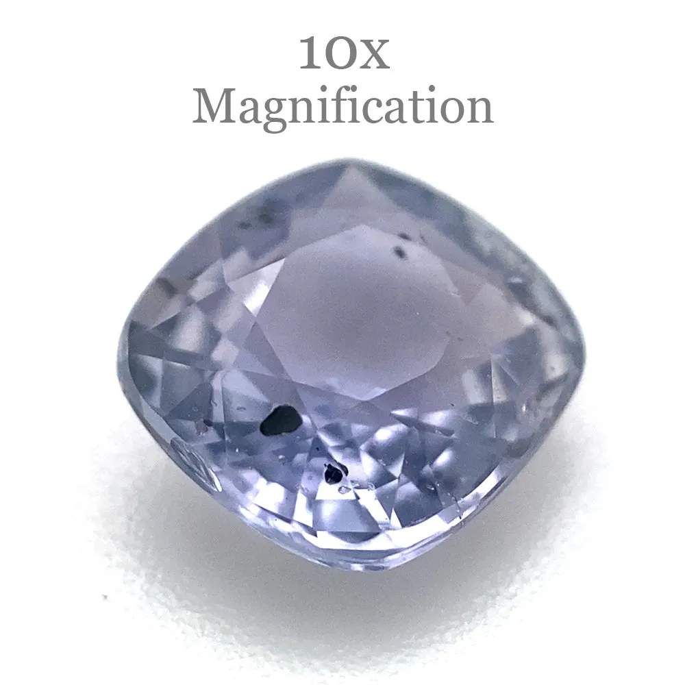 1.71ct Cushion Light Blue Sapphire Unheated