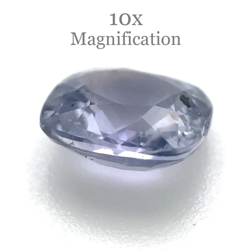 1.71ct Cushion Light Blue Sapphire Unheated