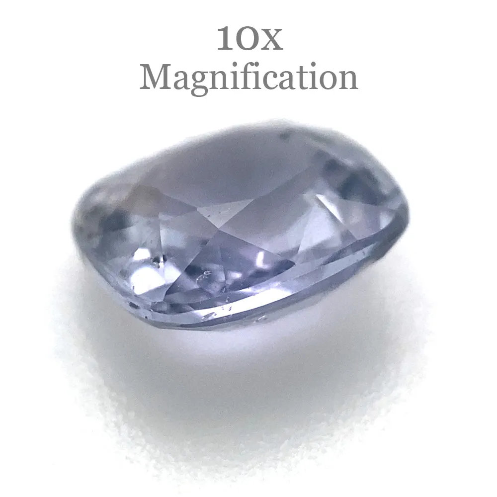 1.71ct Cushion Light Blue Sapphire Unheated