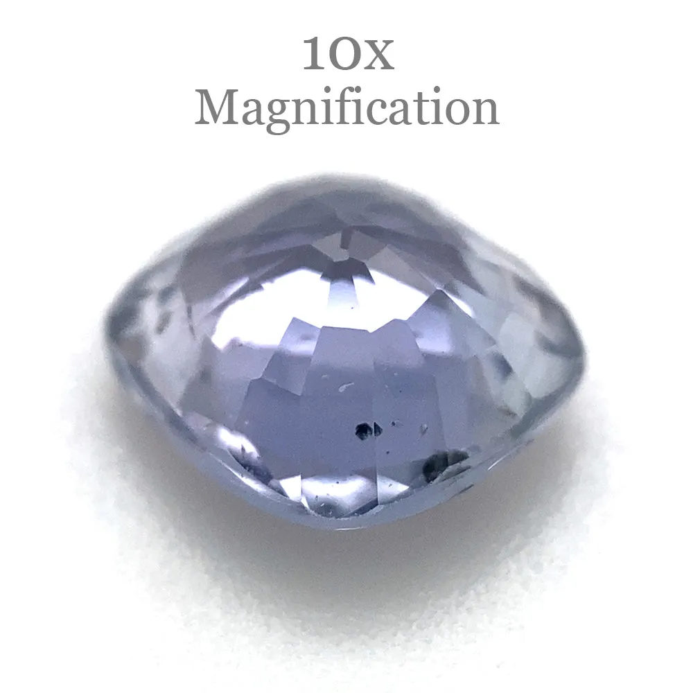 1.71ct Cushion Light Blue Sapphire Unheated