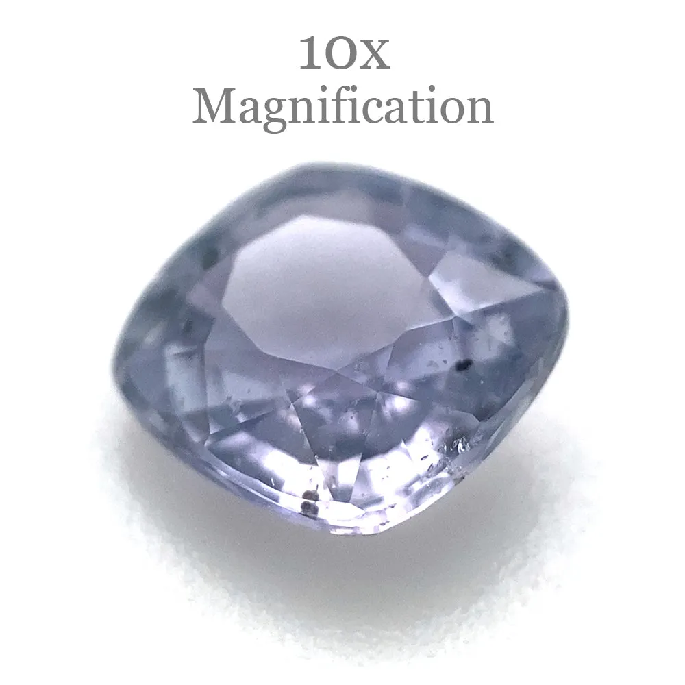 1.71ct Cushion Light Blue Sapphire Unheated