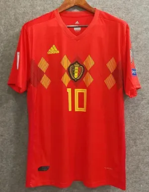 2018 Men Belgium Jersey Stadium Home Soccer Jersey World Cup Jersey Fanatics