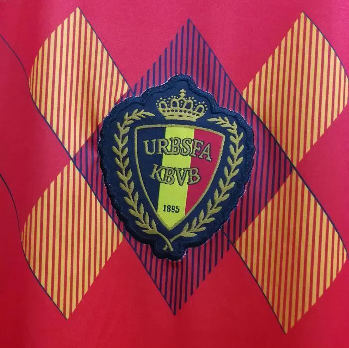 2018 Men Belgium Jersey Stadium Home Soccer Jersey World Cup Jersey Fanatics
