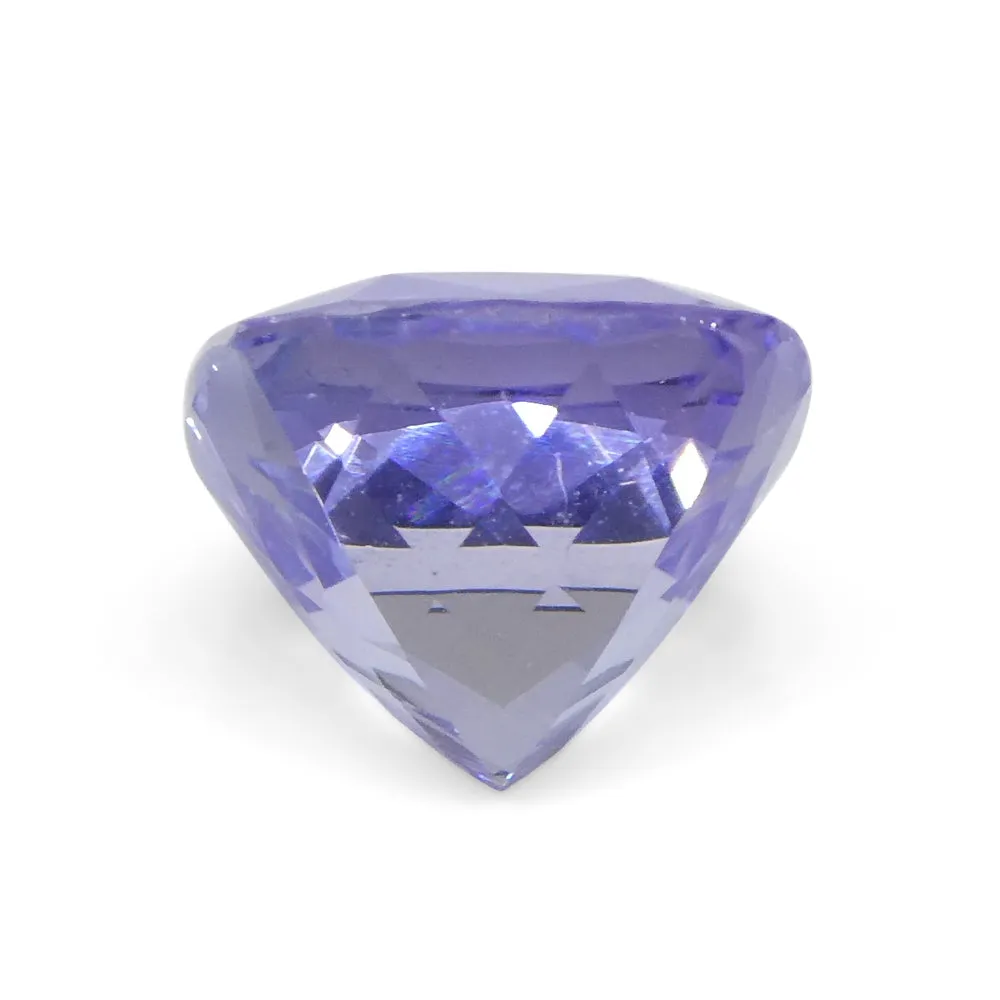 2.05ct Square Cushion Violet Blue Tanzanite from Tanzania