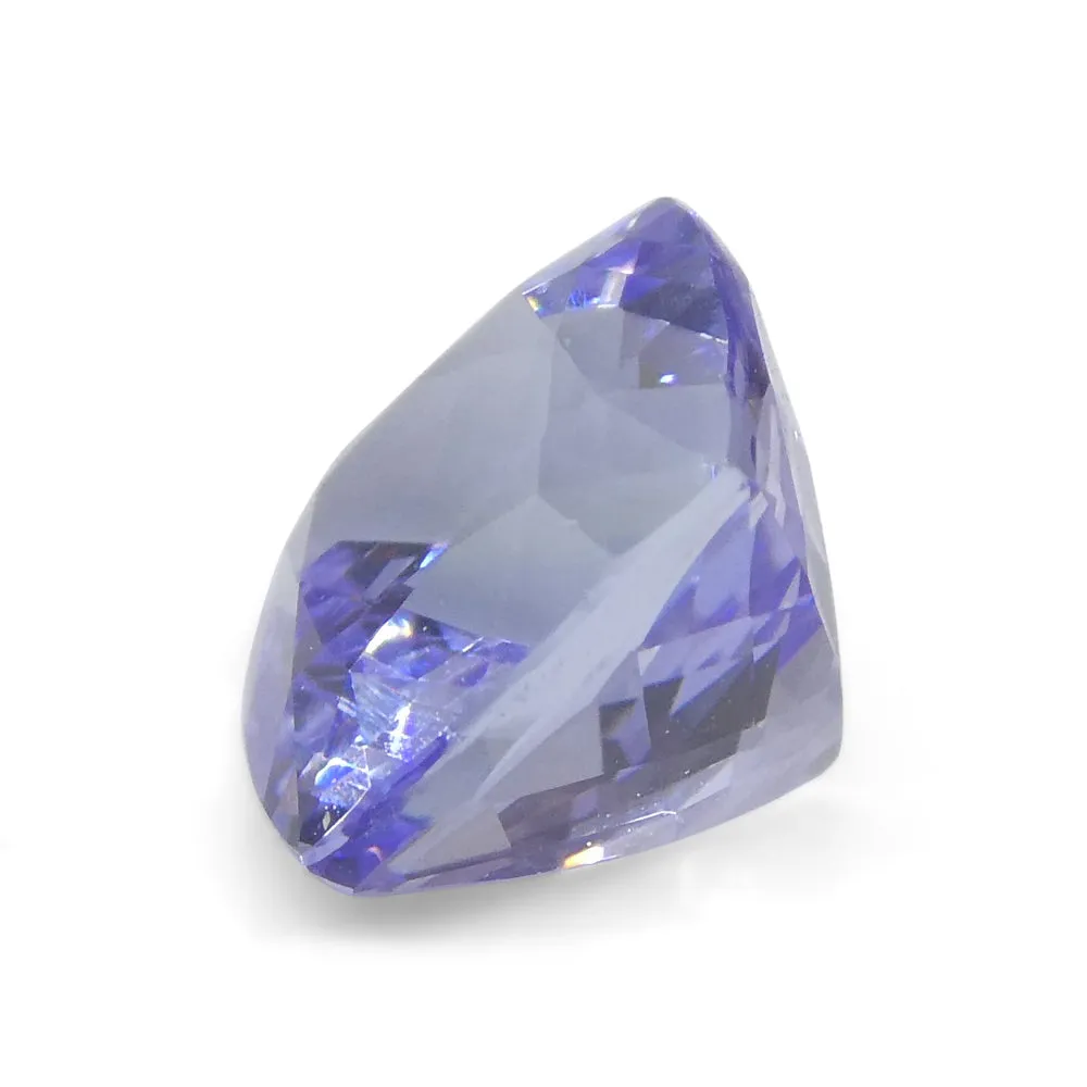 2.05ct Square Cushion Violet Blue Tanzanite from Tanzania