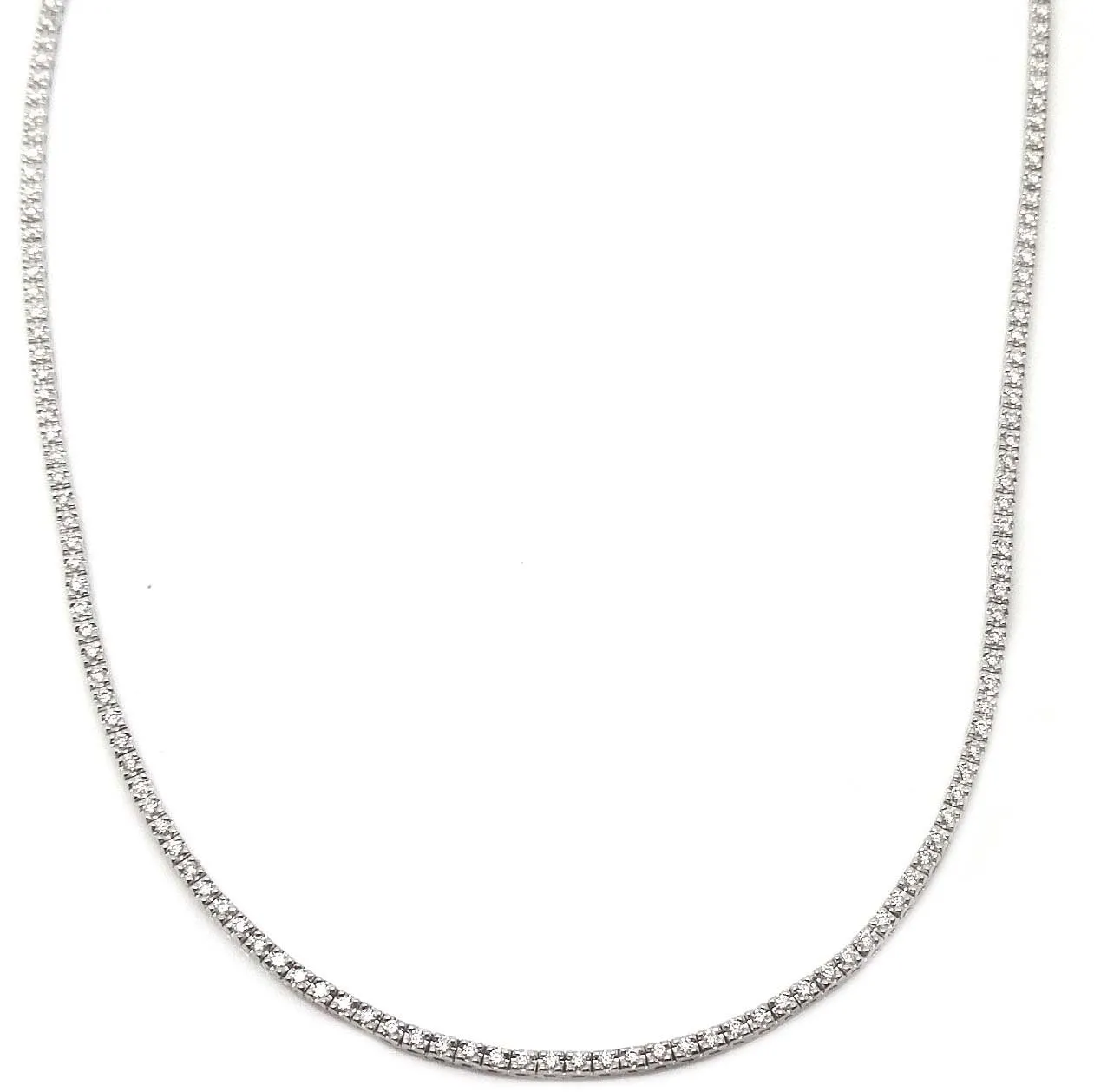 2.5ct Diamond Tennis Necklace NL2FCW4D1-2T