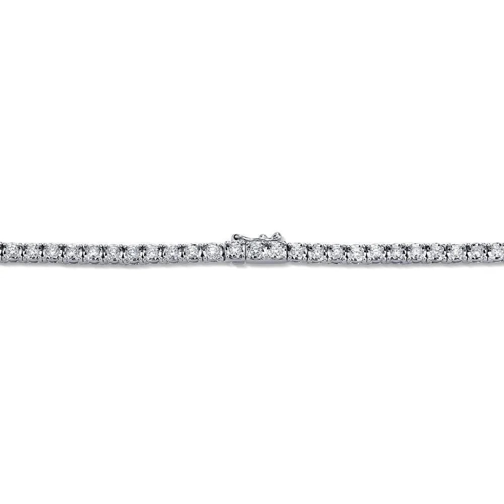 3.96ctw Diamond Tennis Necklace