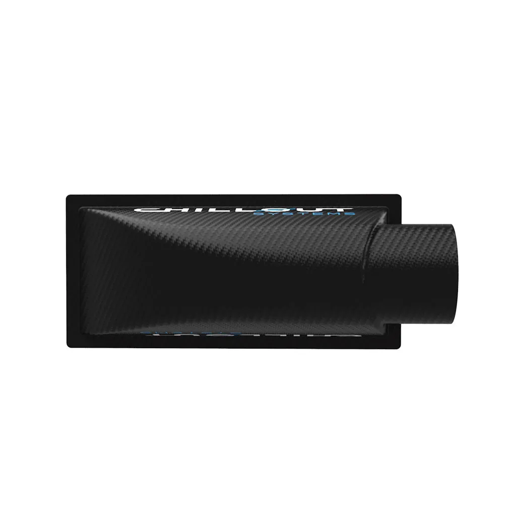 3" Carbon Fiber 90º Air Plenum