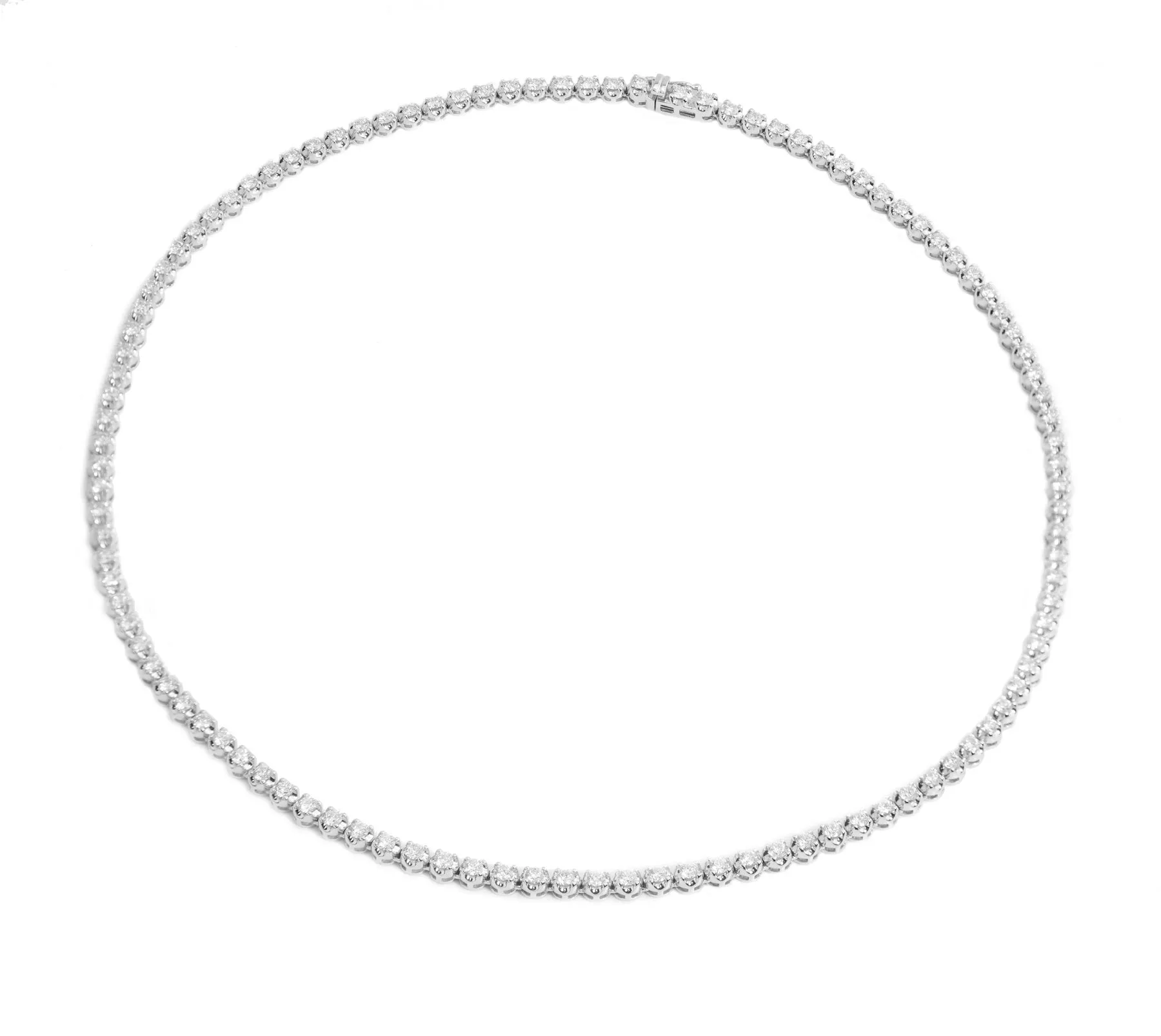 *6ct Diamond Tennis Necklace NL2W4D1-6CT