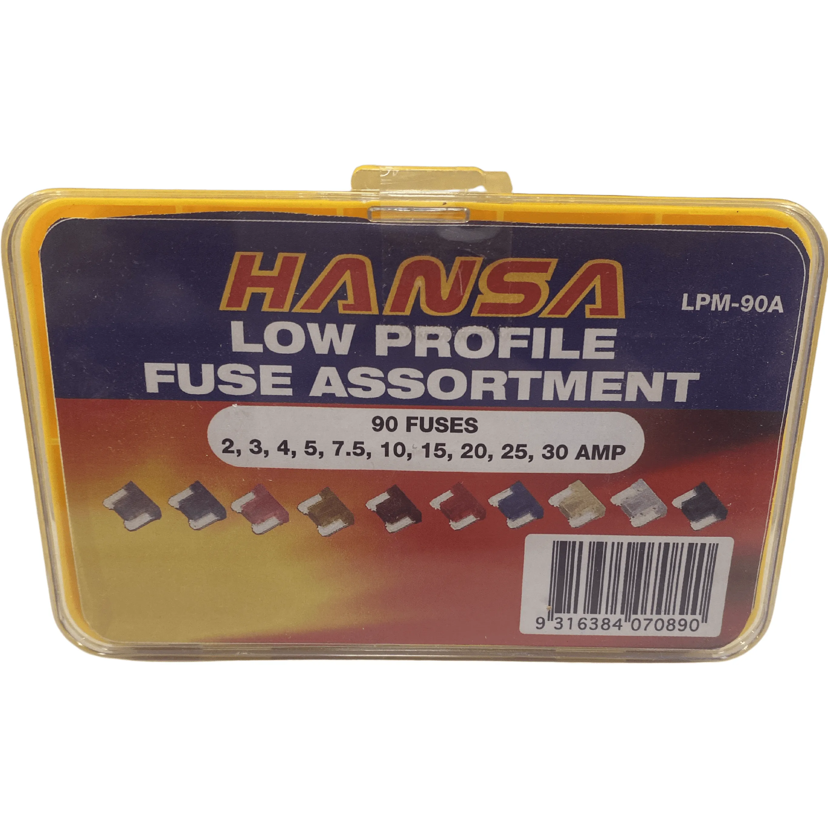 90 pc low profile fuse assortment kit