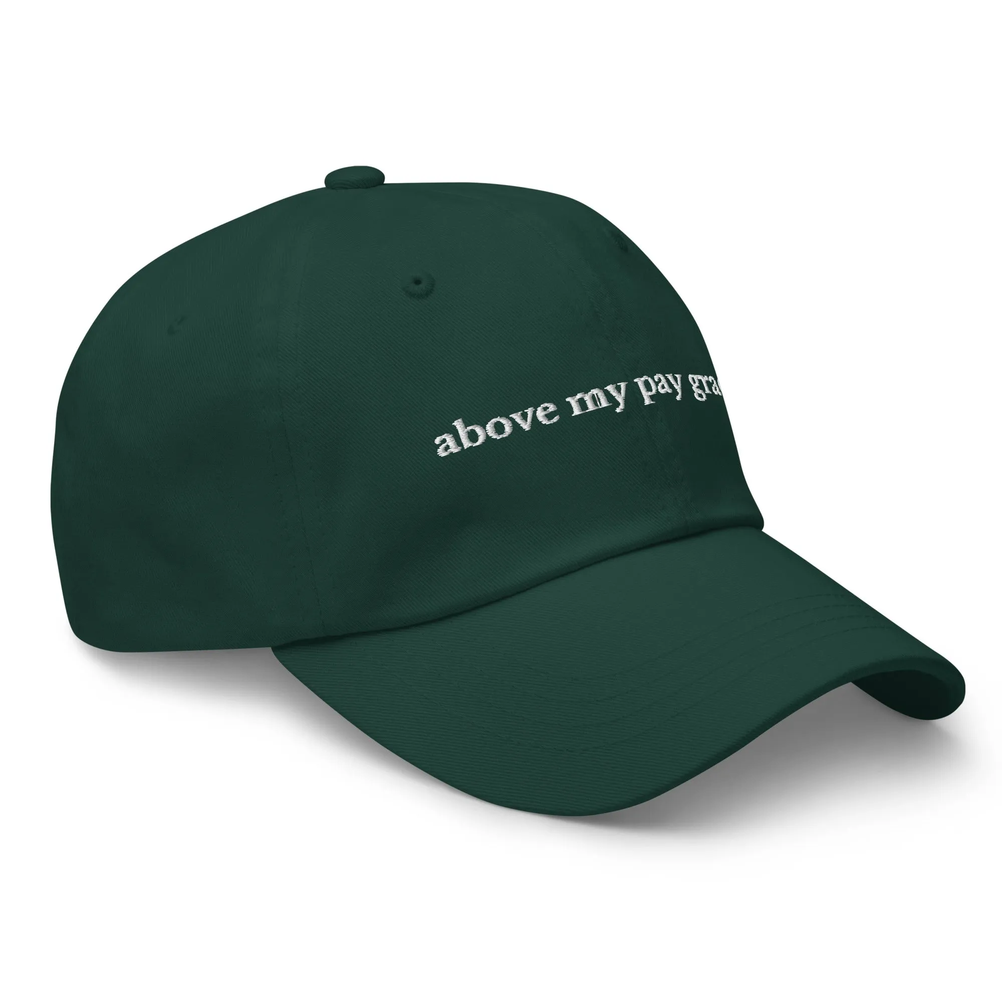 above my pay grade cap
