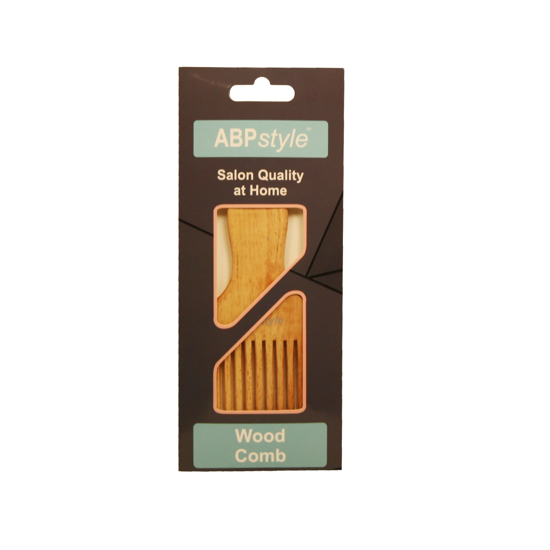 ABPStyle, 6in Neem Wood Pick Comb. Anti-Static, Damage Free, Promotes Hair Growth, Environmentally Friendly