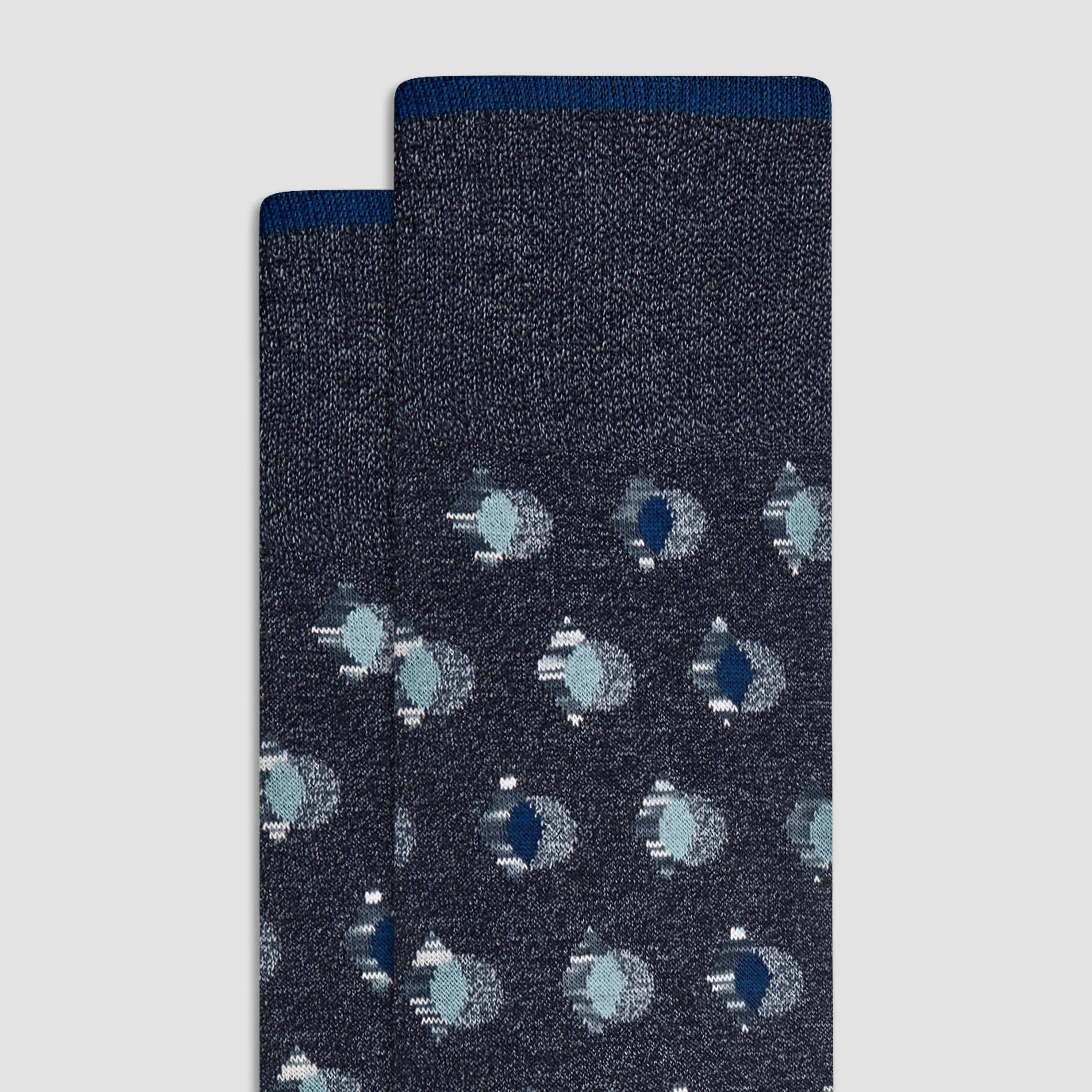 Abstract Mid-Calf Socks