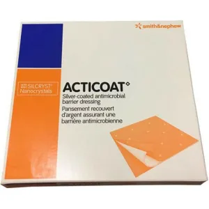 Acticoat Silver Antimicrobial Barrier Dressing 10cm x 10cm x 5