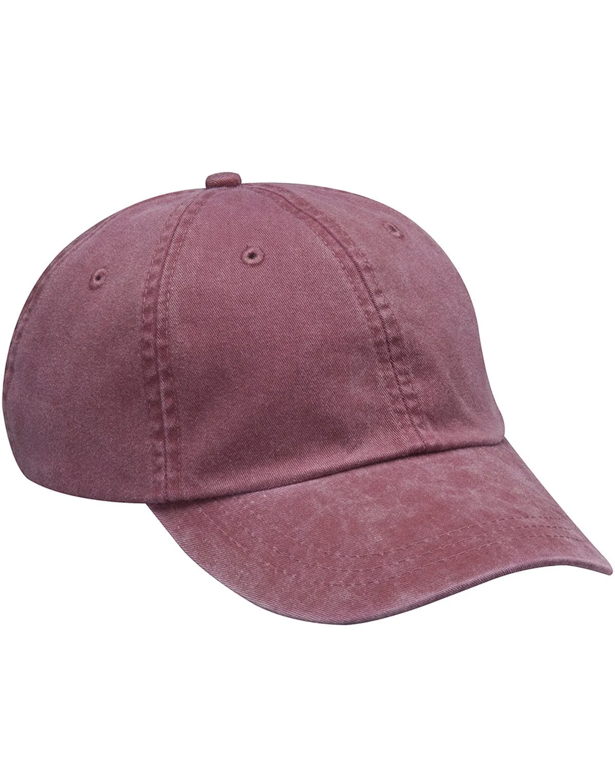 Adams Low-Profile Washed Pigment-Dyed Cap | Burgundy