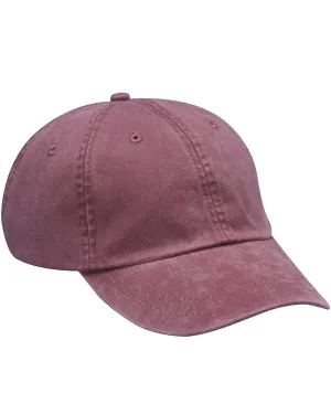 Adams Low-Profile Washed Pigment-Dyed Cap | Burgundy
