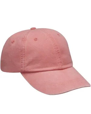 Adams Low-Profile Washed Pigment-Dyed Cap | Coral