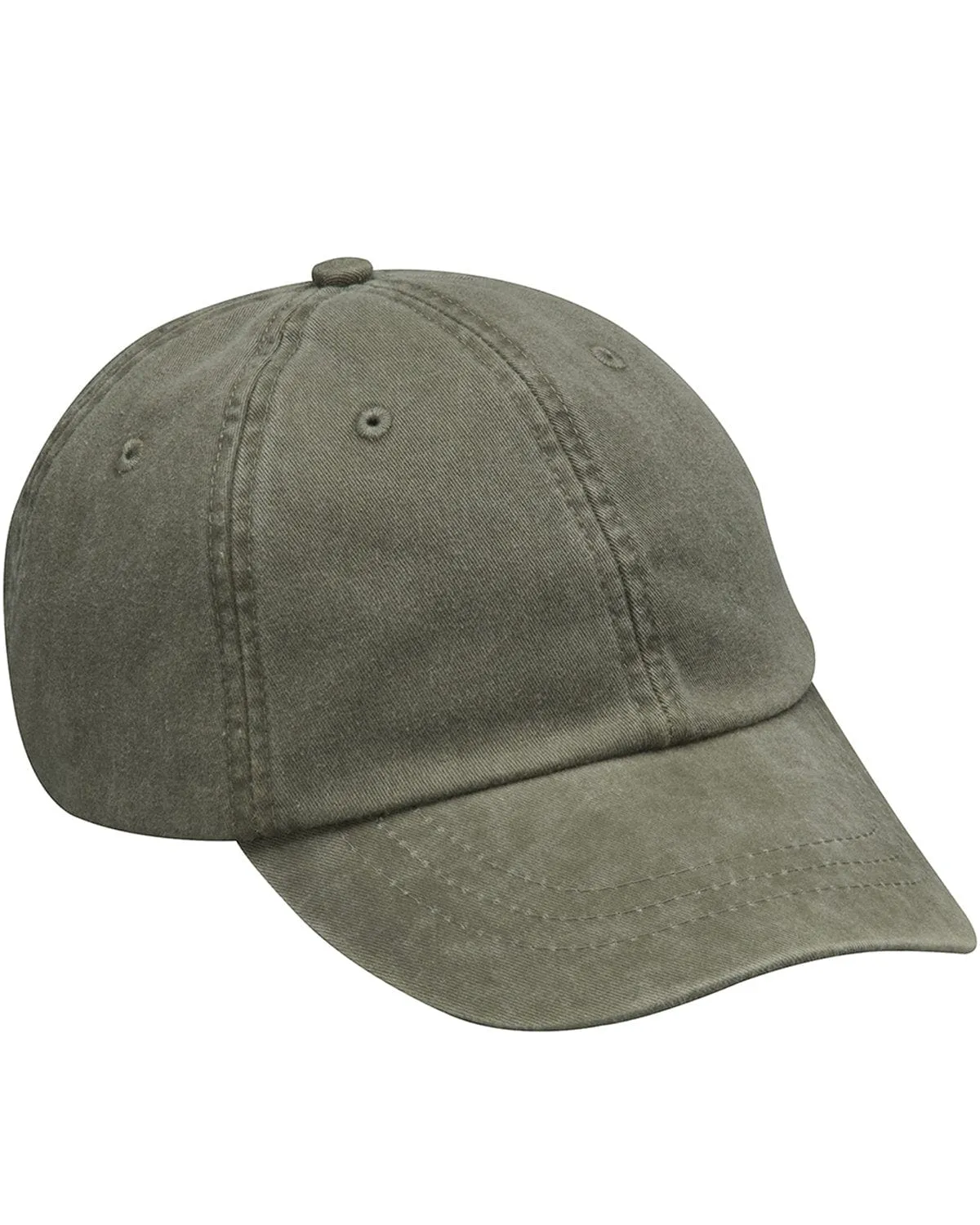 Adams Low-Profile Washed Pigment-Dyed Cap | Olive