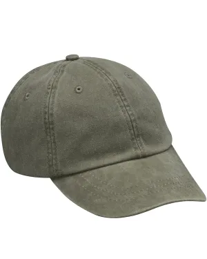 Adams Low-Profile Washed Pigment-Dyed Cap | Olive