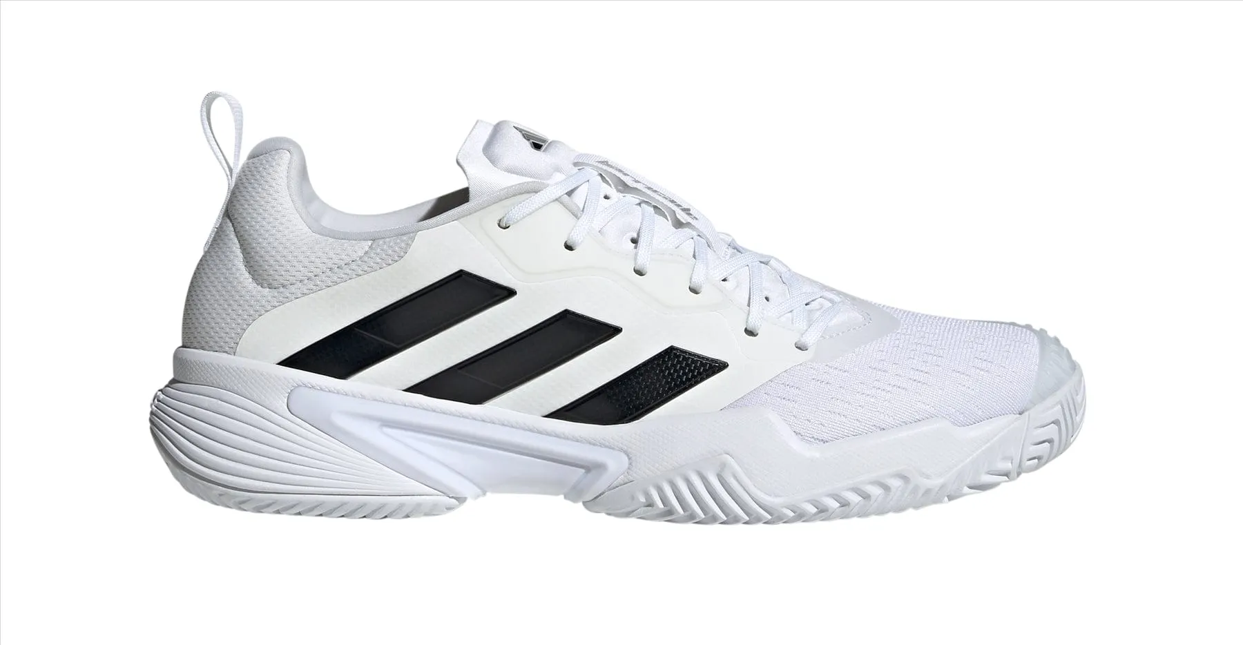 adidas Barricade Mens Tennis Shoes - White / Black