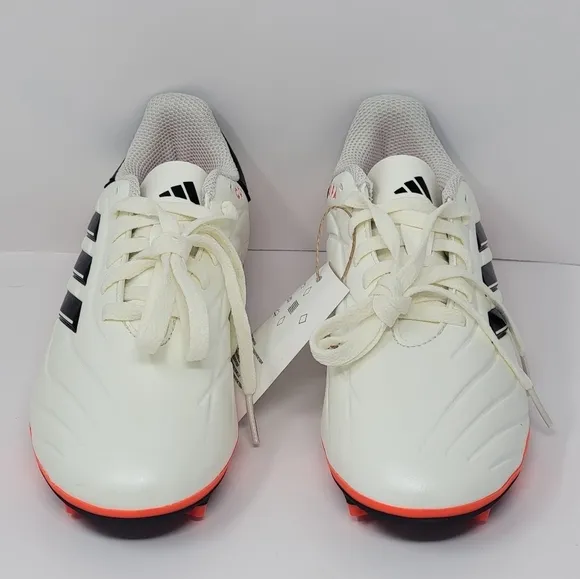 Adidas Copa Pure 2 Club FxG Soccer Cleats IG1103 Unisex Size 3 Ivory Black New