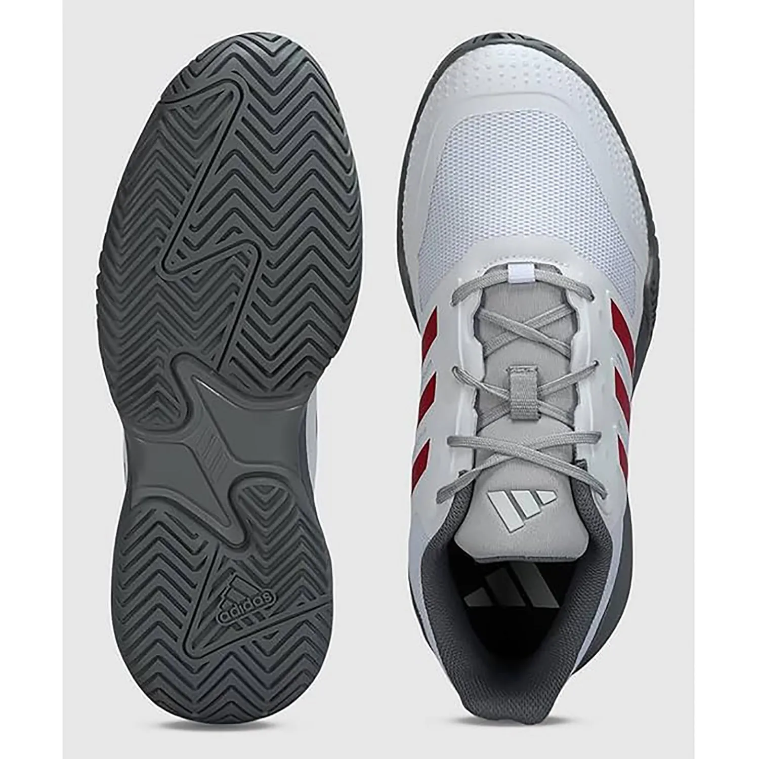 Adidas Drop Shot Tennis Shoes – Unisex Lightweight Cushioned Court Shoes with Durable Grip & Breathable Upper for All Players