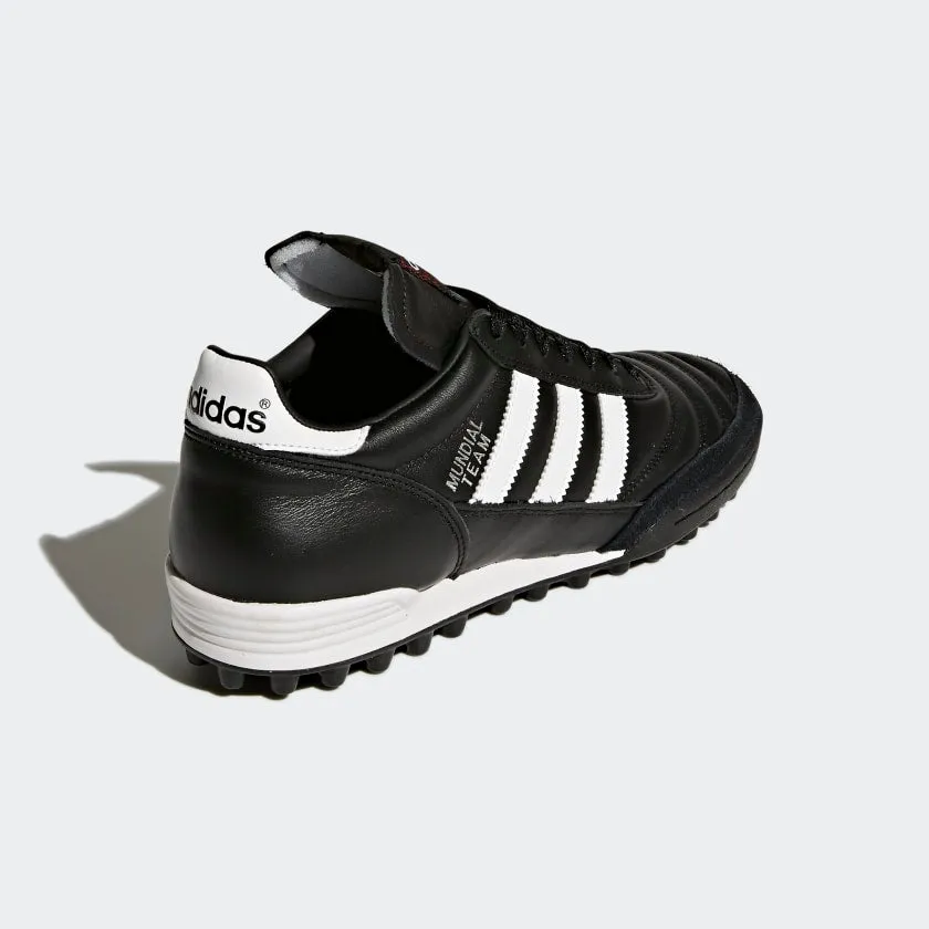 adidas MUNDIAL TEAM Artificial Turf Soccer Shoes | Black-White | Men's