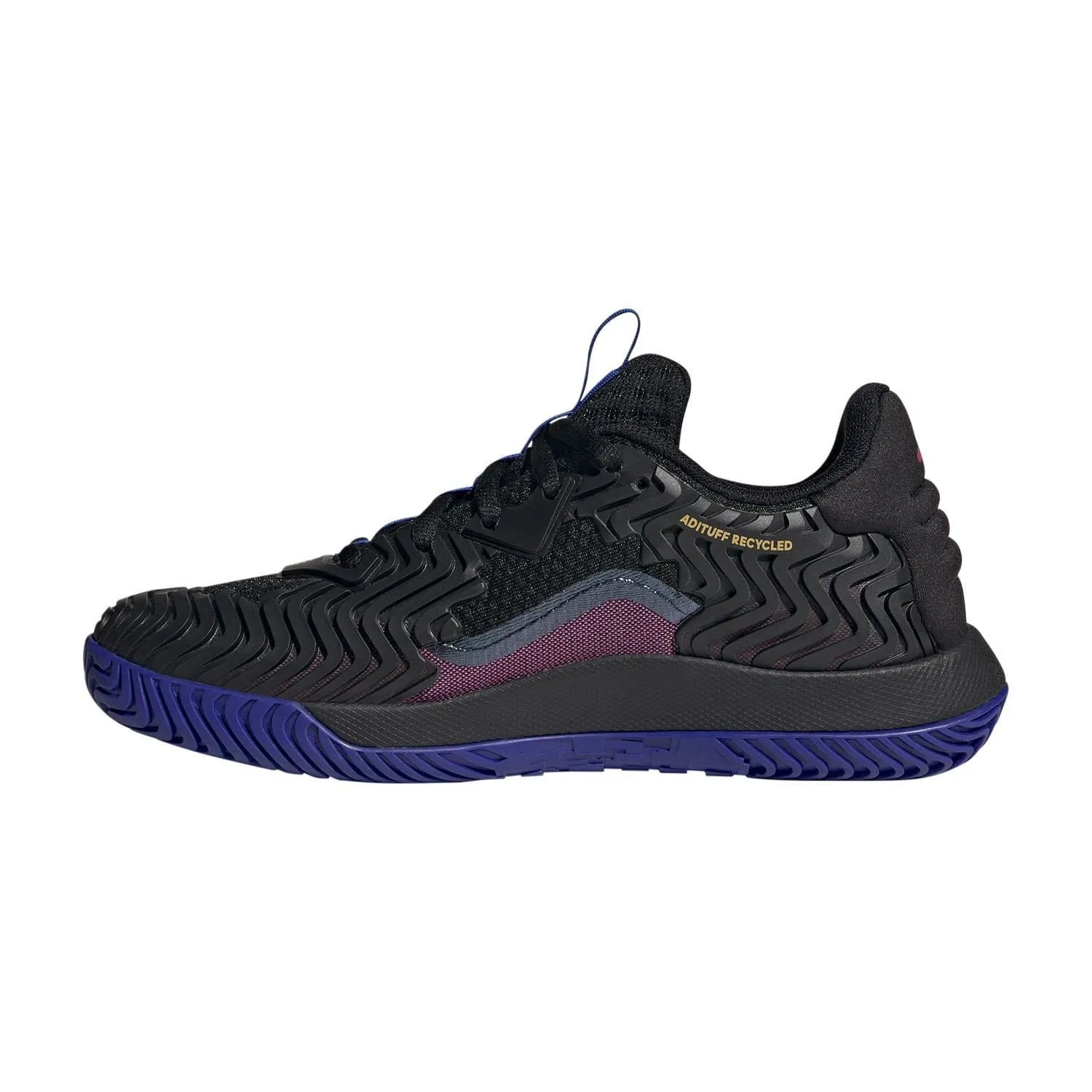 adidas SoleMatch Control Mens Tennis Shoes - Black / Blue