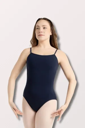 Adult Adjustable Strap Camisole Leotard - Navy
