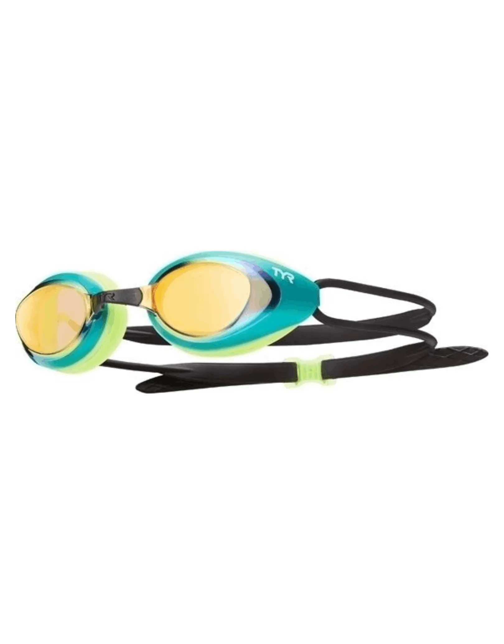 Adult Black Hawk Racing Mirrored Swim Goggle
