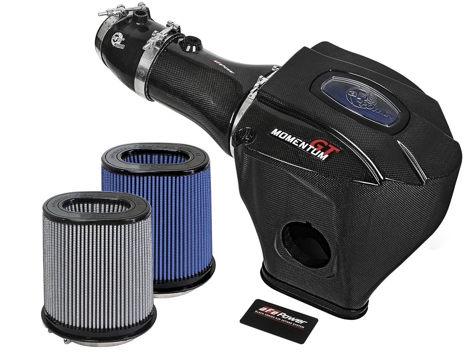 aFe Black Series Momentum GT Carbon Fiber Air Intake Dodge Challenger Hellcat (17-18) V8 6.2L SC HEMI