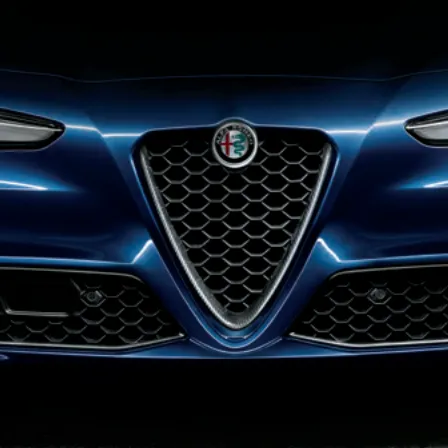 Alfa Romeo Giulia Carbon Fiber "V" Front Grill Kit
