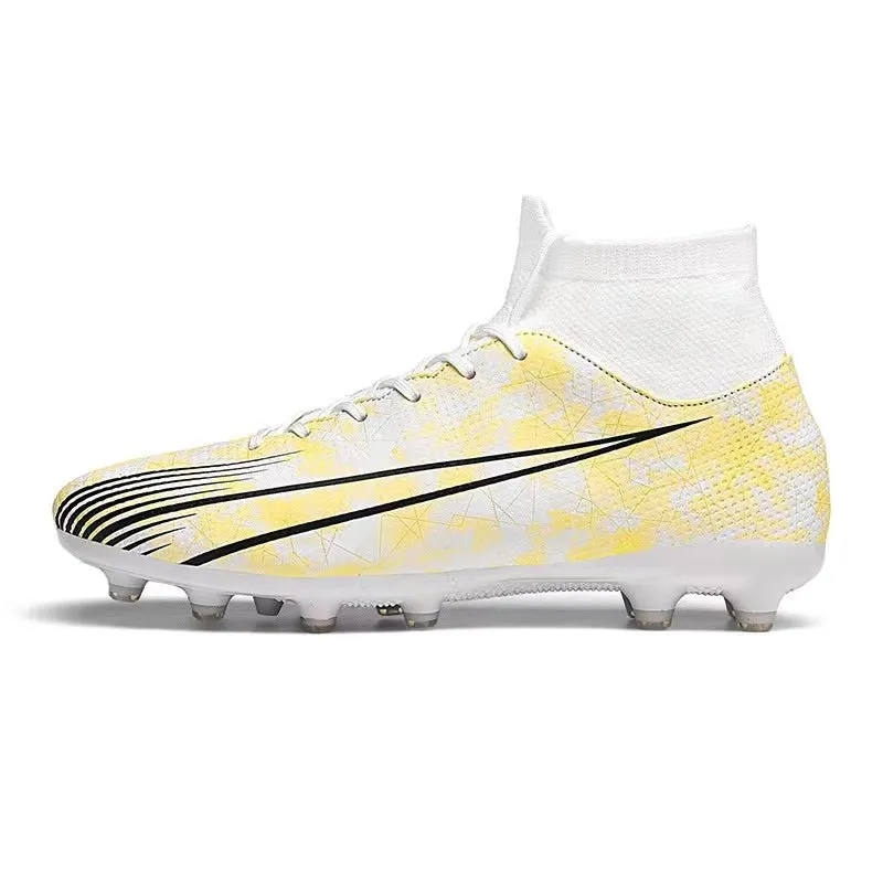 All-Season Kids Soccer Cleats for AG and TF Surfaces