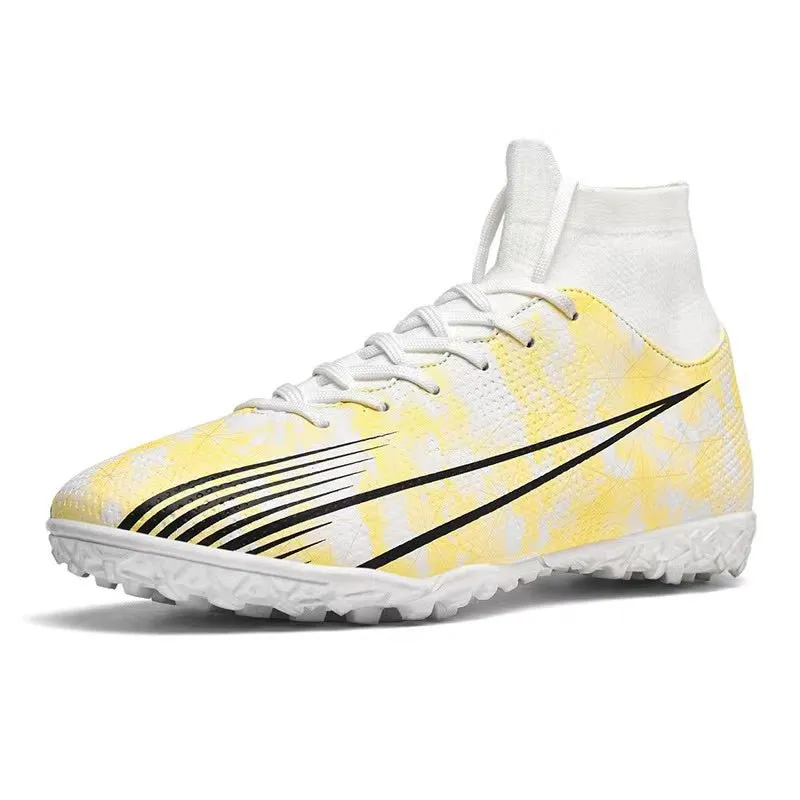 All-Season Kids Soccer Cleats for AG and TF Surfaces