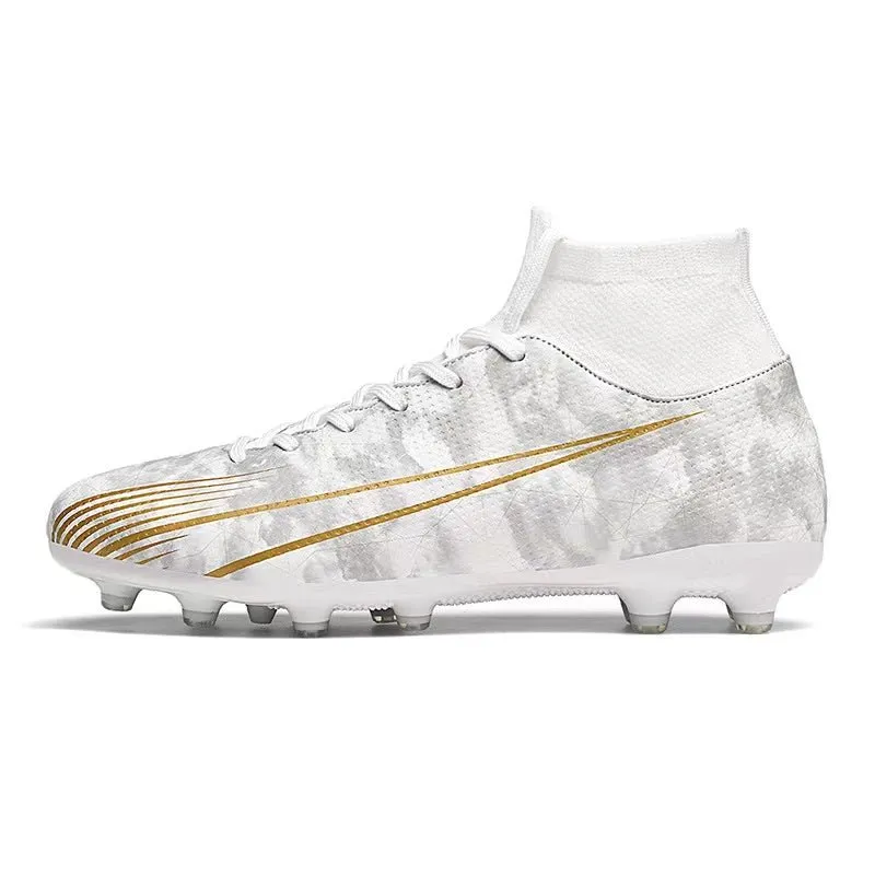 All-Season Kids Soccer Cleats for AG and TF Surfaces