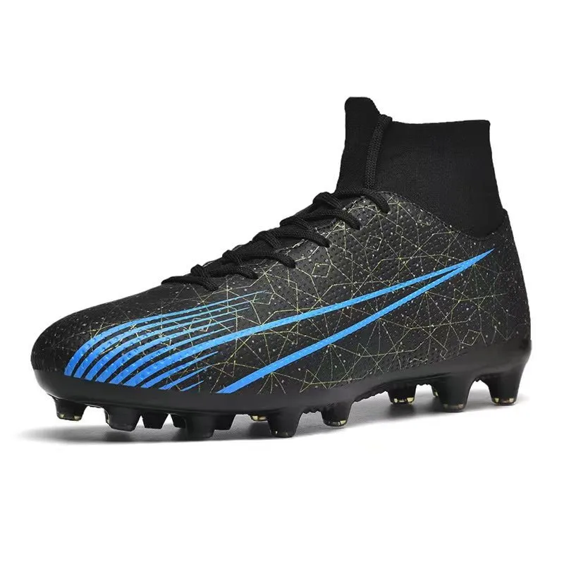 All-Season Kids Soccer Cleats for AG and TF Surfaces
