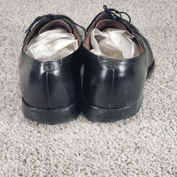 Allen Edmonds Shoes Mens Sz 16 D Fifth 5th Avenue Black Cap‎ Toe Oxford Dress
