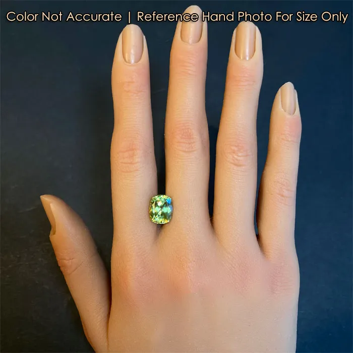 Antique Cushion Cut Sphene 5.13 Carats