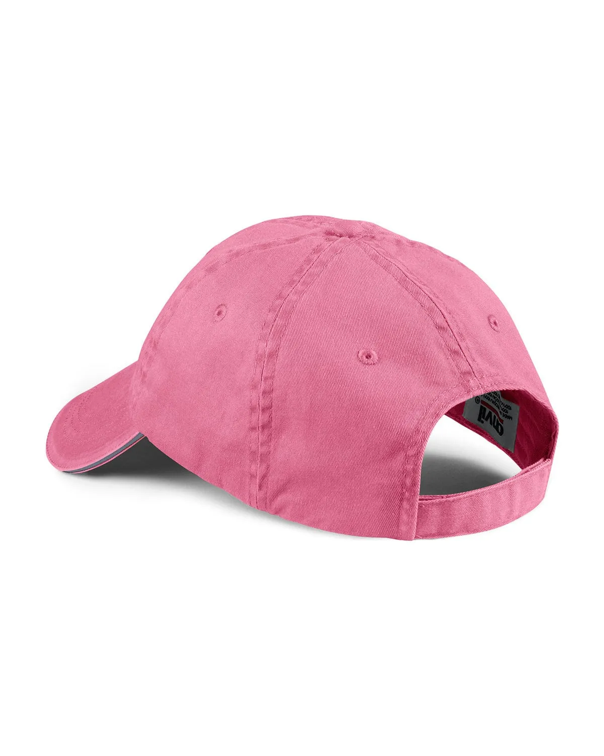 Anvil Low-Profile Pigment-Dyed Twill Cap | Flamingo
