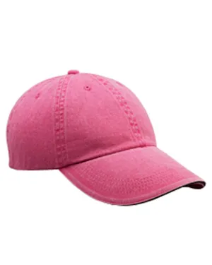 Anvil Low-Profile Pigment-Dyed Twill Cap | Flamingo