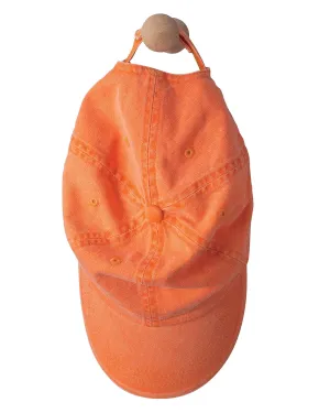 Anvil Low-Profile Pigment-Dyed Twill Cap | Tangerine