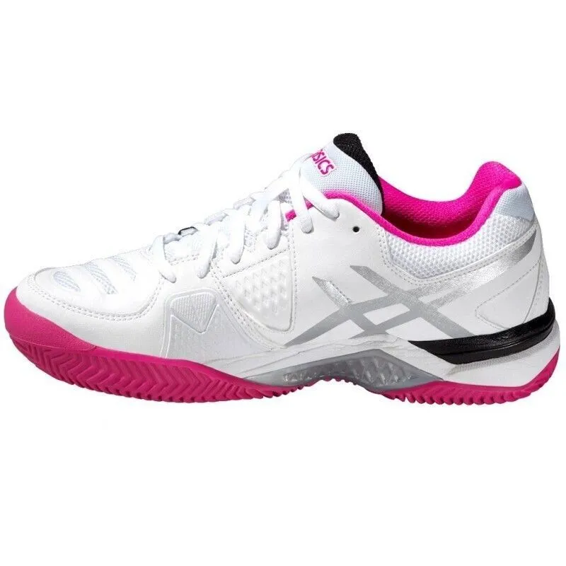 Asics Gel Challenger 10 Clay  Lady  Tennis shoes White / Pink US 9.5/EUR 41