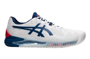 ASICS GEL-RESOLUTION 8 WHITE/MAKO BLUE