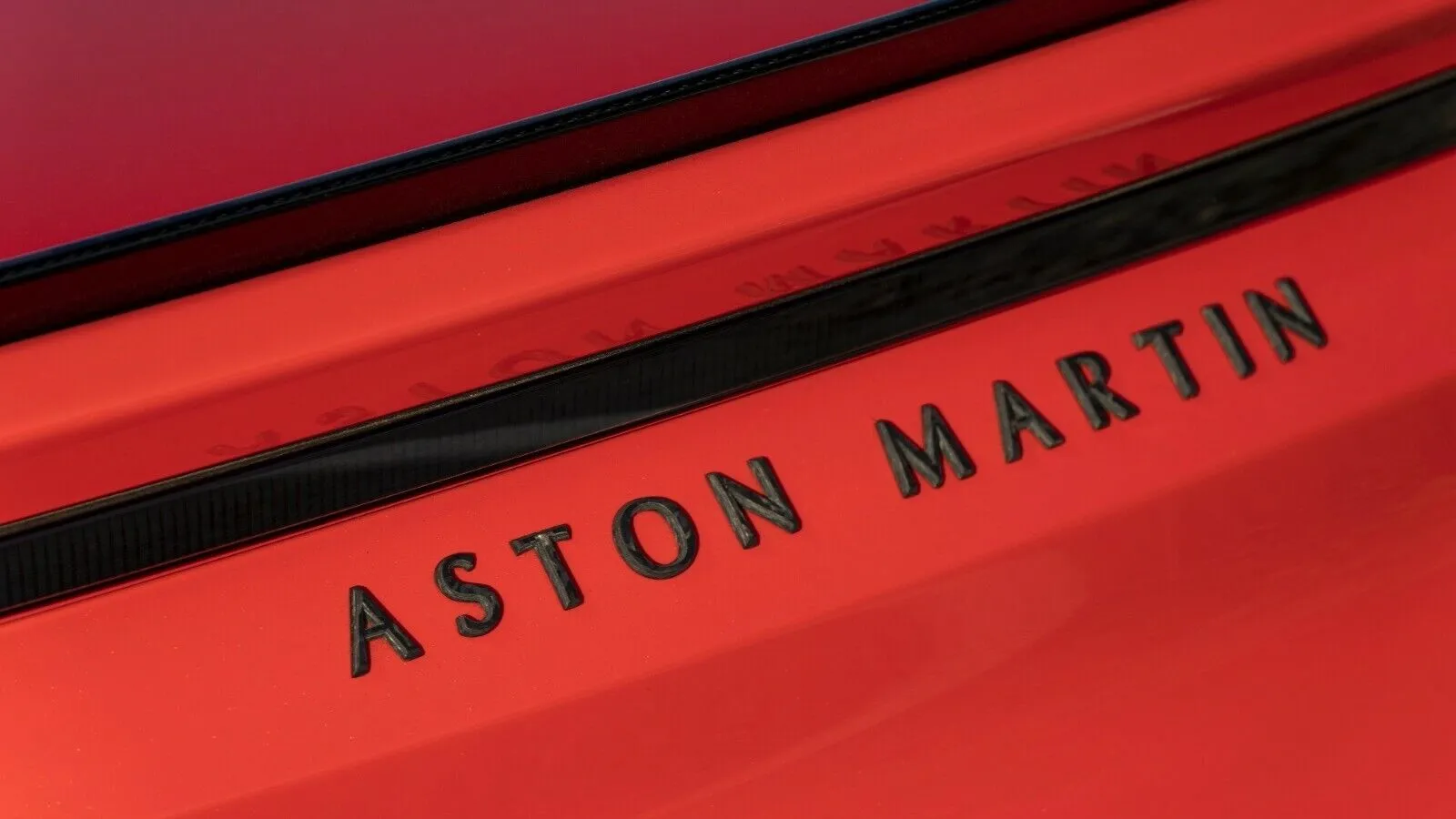 Aston Martin New Vantage Carbon Fiber Rear Badge
