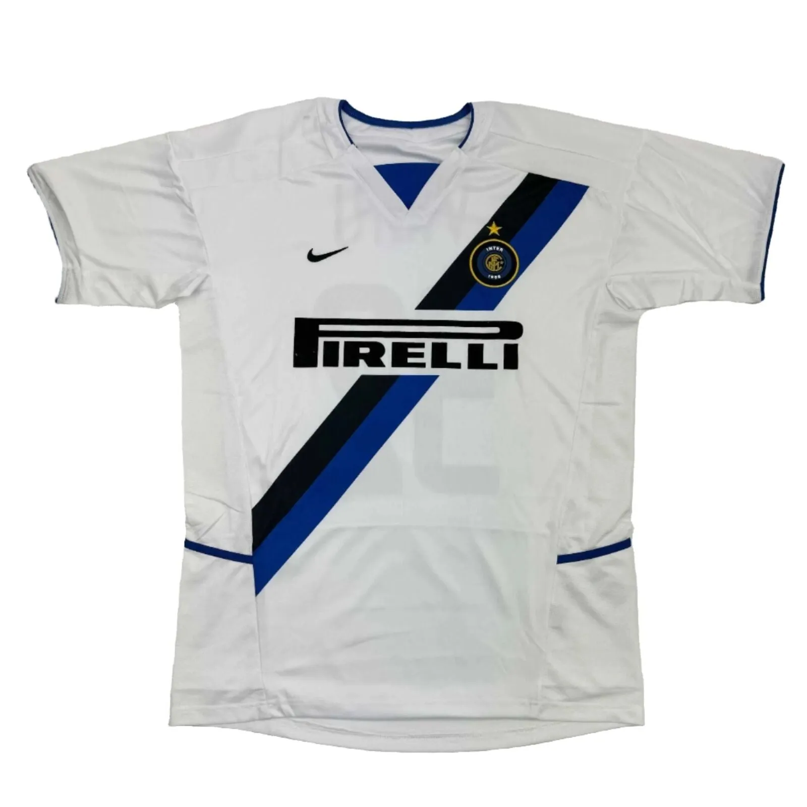 Autographed/Signed Christian Vieri Inter Milan White Soccer Jersey Beckett COA