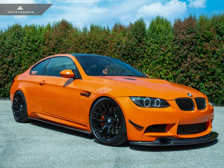 AutoTecknic E9X M3 Dry Carbon Front Bumper Canard Set